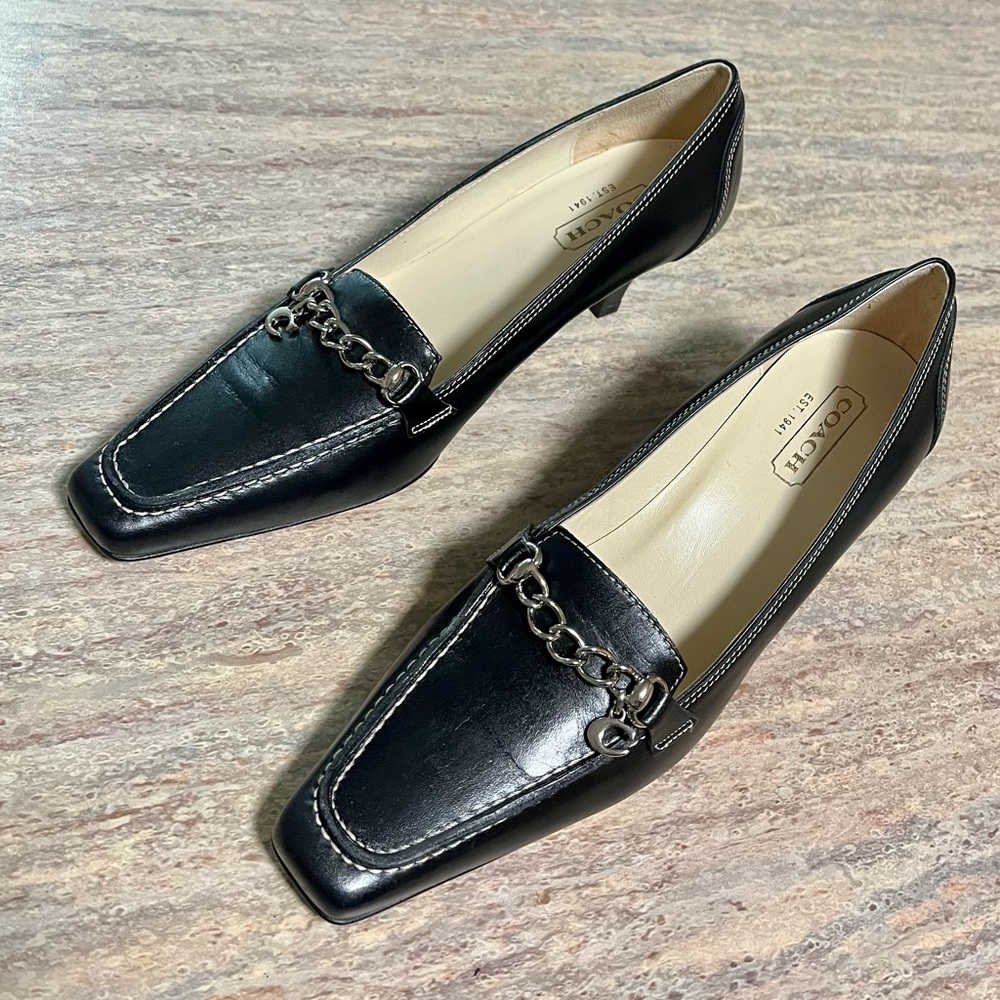 Coach Madaleine vintage leather heels - Picture 11 of 16